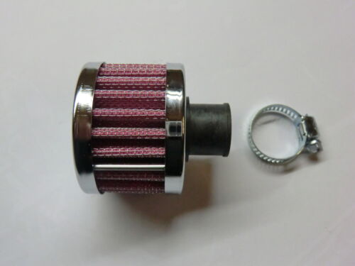 Åndedrætsfilter universal 13mm krom