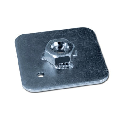 Bagplade øjebolt FIA 65x65x3mm