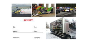 Race Support gavekort